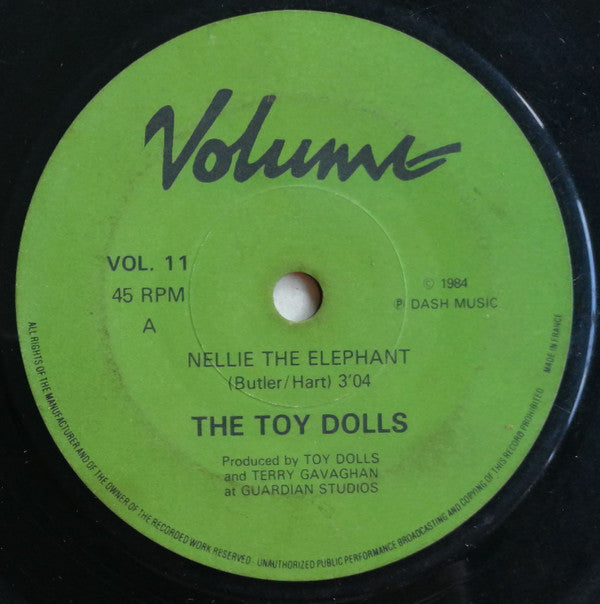 Toy Dolls : Nellie The Elephant (7", Single)