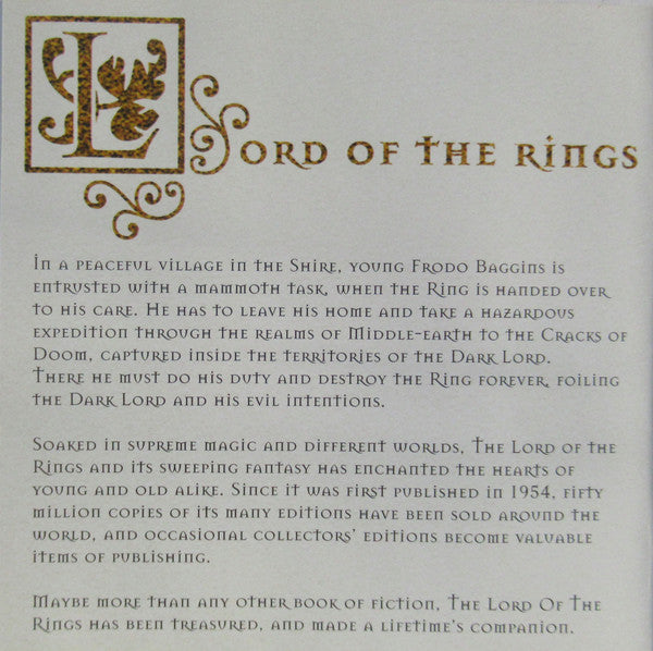 Andy Street : Lord Of The Rings- Music Inspired By The J.R.R Tolkien Classic (CD, Album)