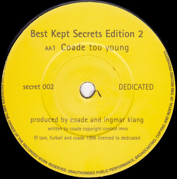 Various : Best Kept Secrets Edition 2 (7")