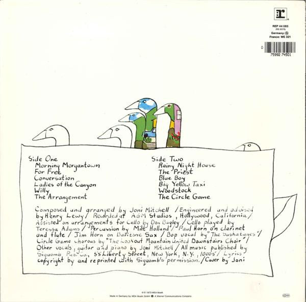 Joni Mitchell : Ladies Of The Canyon (LP, Album, RE)