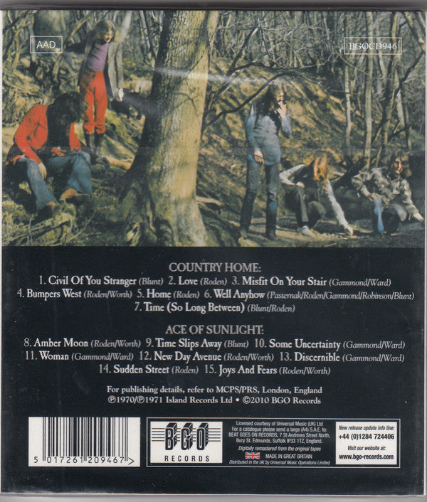 Bronco (4) : Country Home / Ace Of Sunlight (CD, Comp, RM)