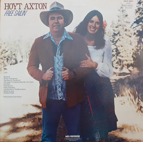 Hoyt Axton : Free Sailin' (LP, Album)