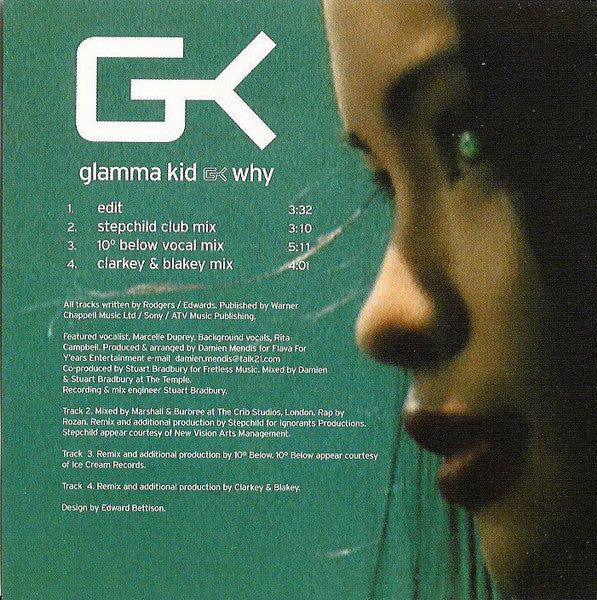 Glamma Kid : Why (CD, Single)