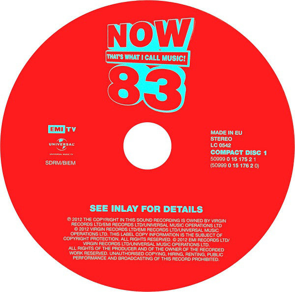 Various : Now That's What I Call Music! 83 (2xCD, Comp)