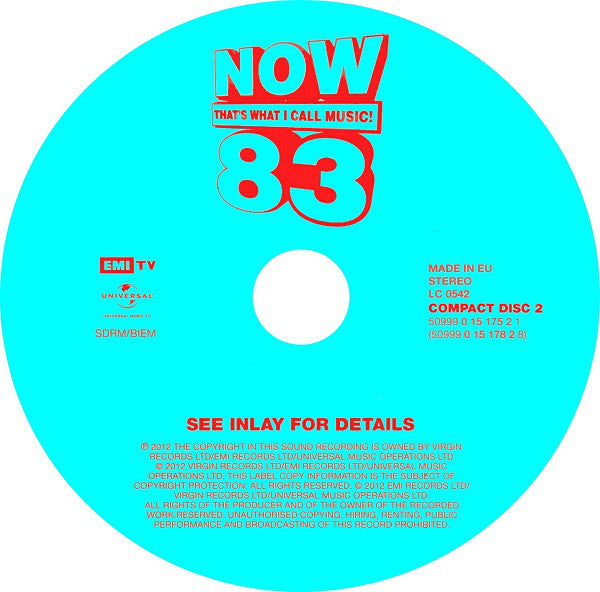 Various : Now That's What I Call Music! 83 (2xCD, Comp)