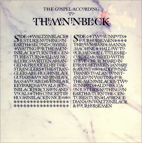 The Stranglers : The Gospel According To The Meninblack (LP, Album, Gat)