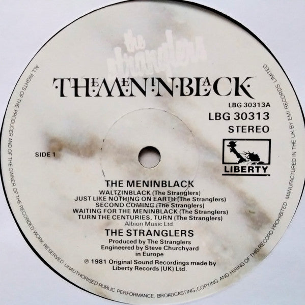 The Stranglers : The Gospel According To The Meninblack (LP, Album, Gat)