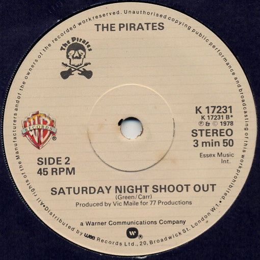 The Pirates (3) : Shakin' All Over (7", Single)