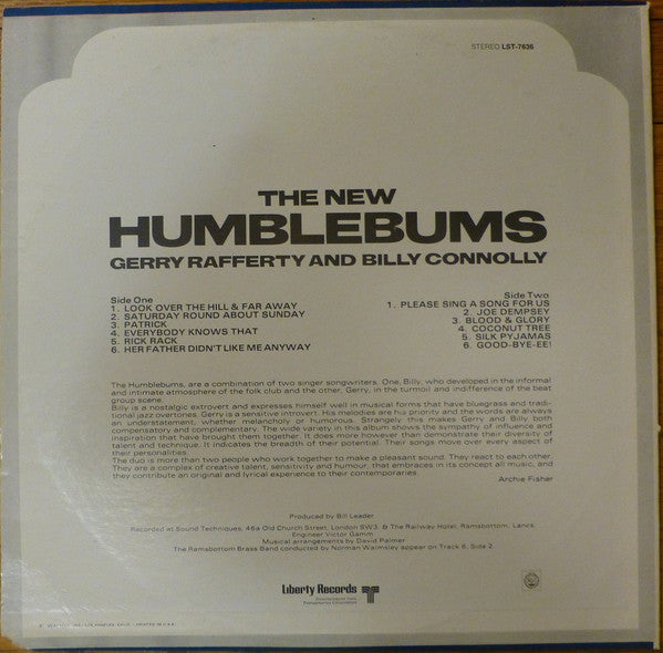 The Humblebums : The Humblebums (LP, Album)