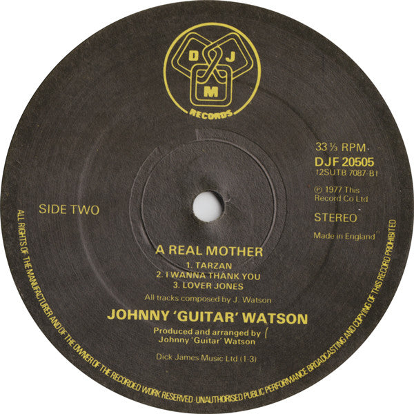 Johnny Guitar Watson : A Real Mother (LP, Album)