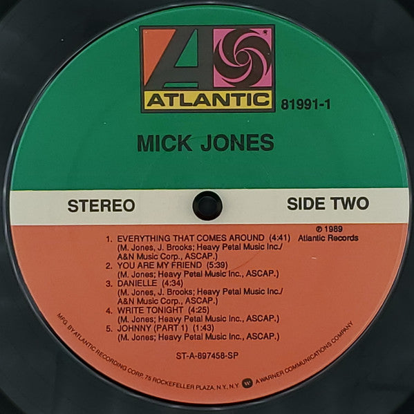 Mick Jones (2) : Mick Jones (LP, Album)