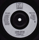 Lionel Richie : Love, Oh Love (7", Single)