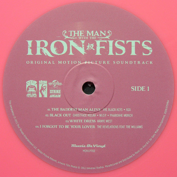 Various : The Man With The Iron Fists (Original Motion Picture Soundtrack) (2xLP, Comp, Ltd, Num, Pin)