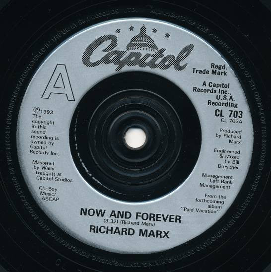 Richard Marx : Now And Forever (7", Single)