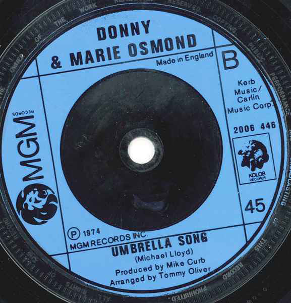 Donny & Marie Osmond : I'm Leaving It (All) Up To You (7", Single)