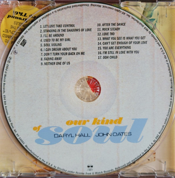 Daryl Hall & John Oates : Our Kind Of Soul (CD, Album)