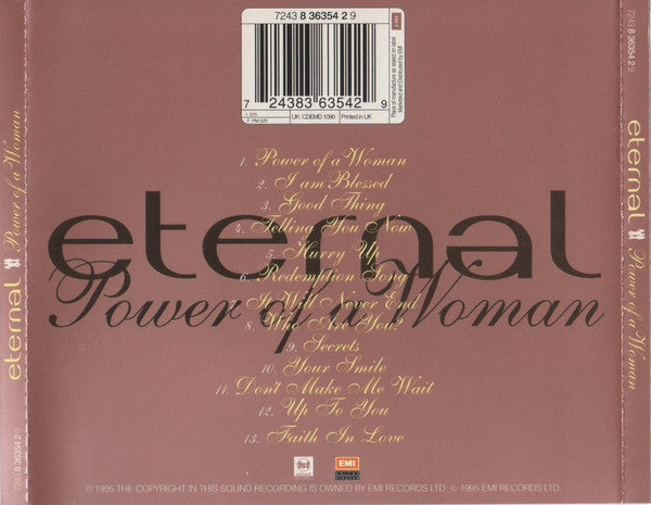 Eternal (2) : Power  Of A Woman (CD, Album)