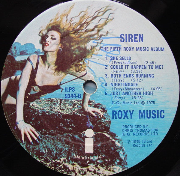 Roxy Music : Siren (LP, Album, 'B')