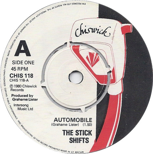 The Stick Shifts : Automobile (7", Promo, Pin)