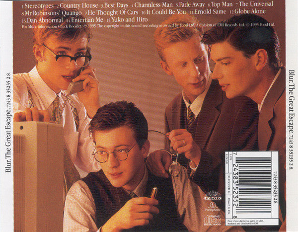 Blur : The Great Escape (CD, Album)