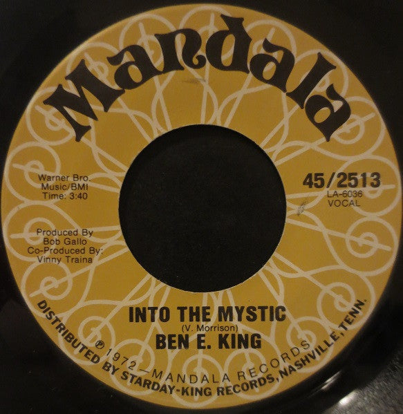 Ben E. King : Into The Mystic / White Moon (7", Single)