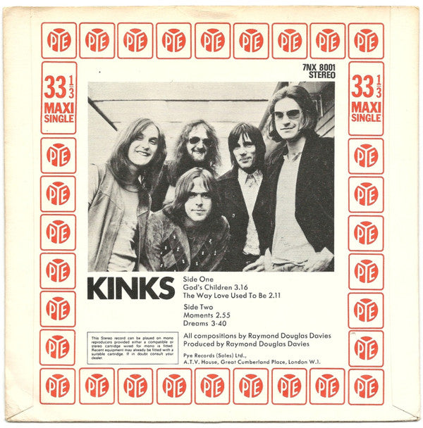 The Kinks : God's Children (7", Maxi)