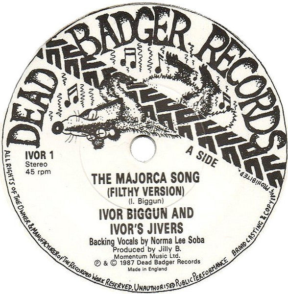 Ivor Biggun : The Majorca Song (7", Single)