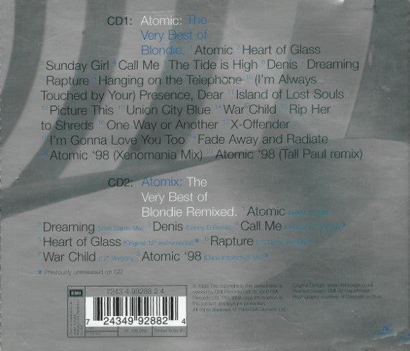 Blondie : Atomic / Atomix (The Very Best Of Blondie) (2xCD, Comp, Ltd)