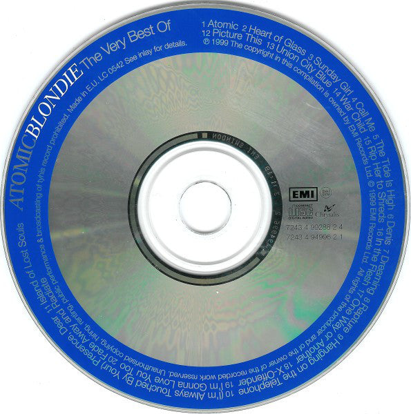Blondie : Atomic / Atomix (The Very Best Of Blondie) (2xCD, Comp, Ltd)