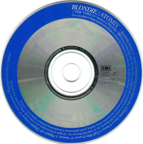 Blondie : Atomic / Atomix (The Very Best Of Blondie) (2xCD, Comp, Ltd)