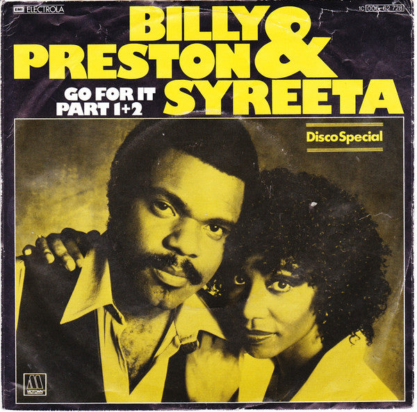 Billy Preston & Syreeta : Go For It - Part 1+2 (7", Single)