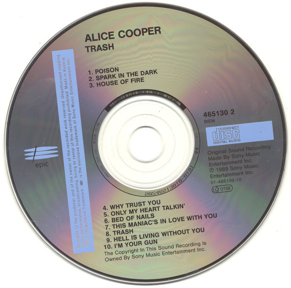 Alice Cooper (2) : Trash (CD, Album, RP)