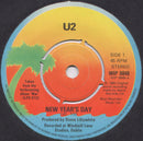 U2 : New Year's Day (7", Single, 4-p)