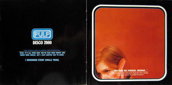 Pulp : Disco 2000 (CD, Single, CD1)