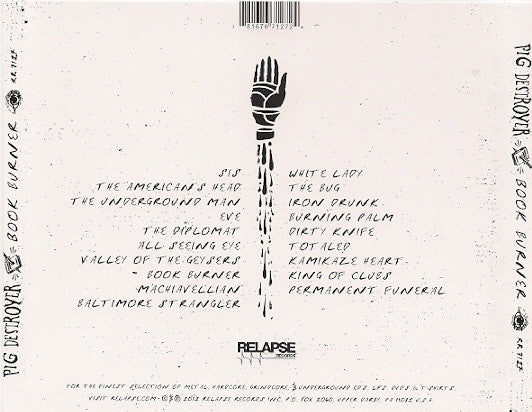 Pig Destroyer : Book Burner (CD, Album)