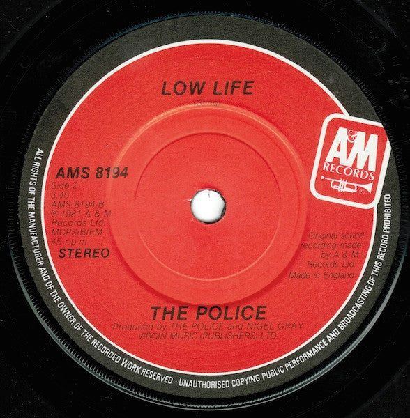 The Police : Spirits In The Material World (7", Single)