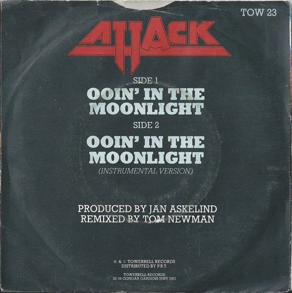 Attack (4) : Ooin' In The Moonlight (7", Single)