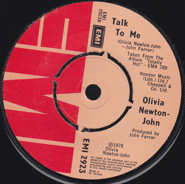 Olivia Newton-John : Totally Hot (7", Single)