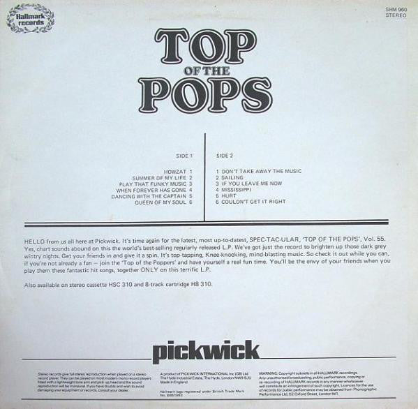 The Top Of The Poppers : Top Of The Pops Vol. 55 (LP, Album)