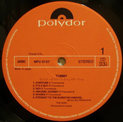 The Who : Tommy (2xLP, Album, RE, Gat)