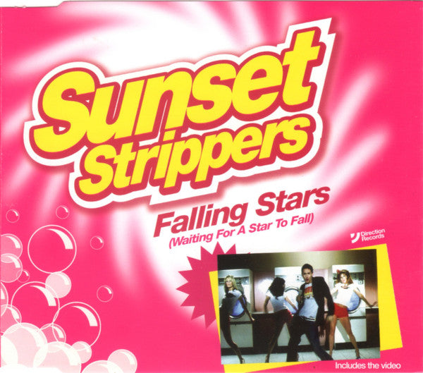 Sunset Strippers : Falling Stars (Waiting For A Star To Fall) (CD, Single, Enh)