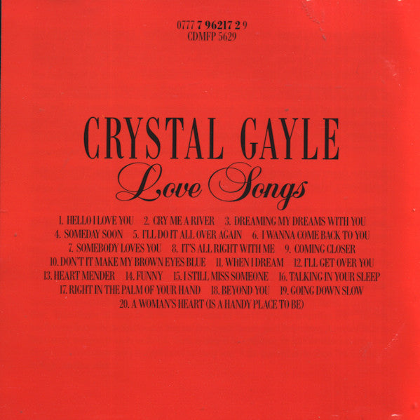 Crystal Gayle : Love Songs (CD, Comp, RE)