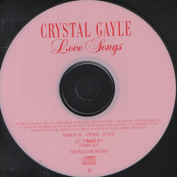 Crystal Gayle : Love Songs (CD, Comp, RE)