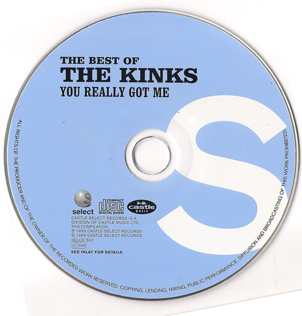 The Kinks : The Best Of The Kinks - You Really Got Me (CD, Comp)