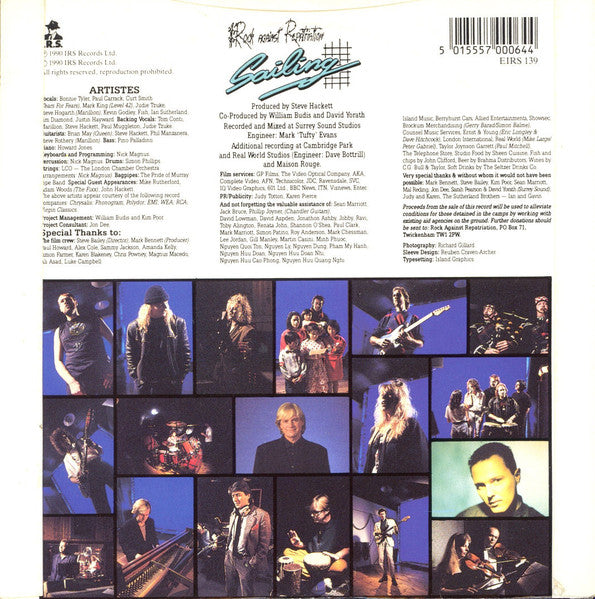 Rock Against Repatriation : Sailing (7", Single)