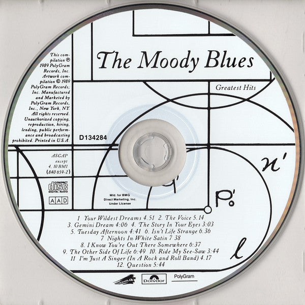 The Moody Blues : The Story Of The Moody Blues...Legend Of A Band (CD, Comp, Club)
