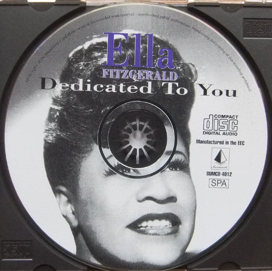 Ella Fitzgerald : Dedicated To You (CD, Comp)