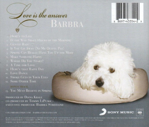 Barbra Streisand : Love Is The Answer (CD, Album)