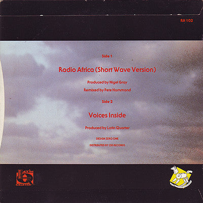 Latin Quarter : Radio Africa (7", Single)
