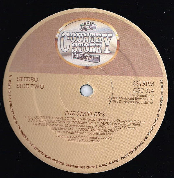 The Statler Brothers : The Statlers At The Country Store (LP, Comp)